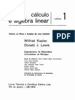 Wilfred Kaplan Cálculo e Álgebra Linear Volume 1