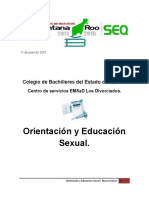 Orientacion y Educacion Sexual