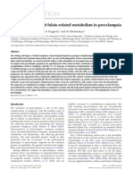 Reproduction: Placental Markers of Folate-Related Metabolism in Preeclampsia