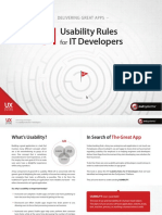 Delivering Great Apps - 11 Usability Rules for IT Developers