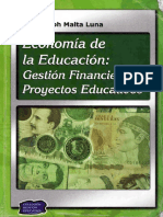 Economia de La Educacion Gestion Financiera de Proyectos Educativos PDF