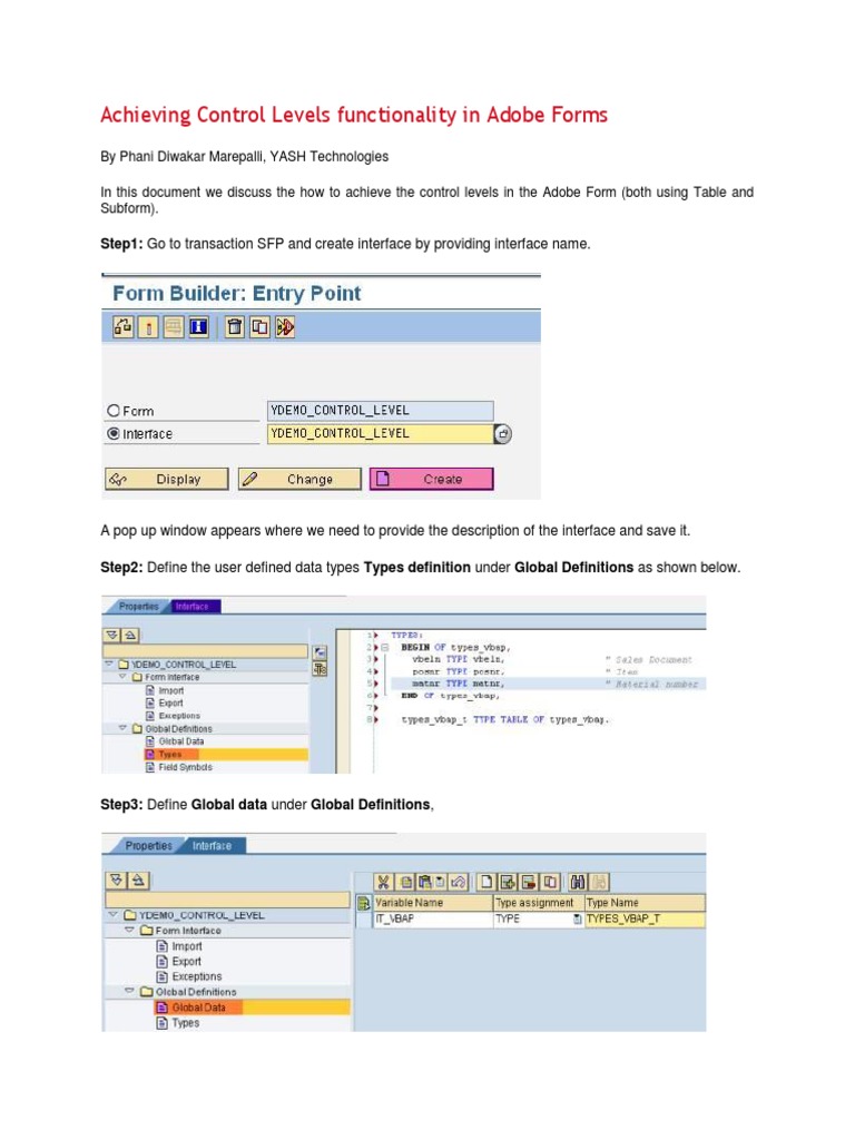 Adobe Forms Tut10 | PDF | Tab (Gui) | Interface (Computing)