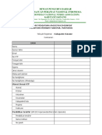 Format Pendataan Anggota Komisariat