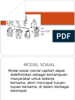 Modal Sosial