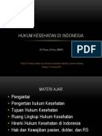 Hukum Kesehatan Di Indonesia