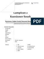 Kuesioner Sosek