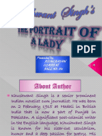 Khushwant Singh's The Portrait of A Lady