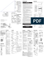 CD Micro System SC-PM600 Operating Instructions