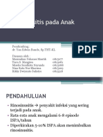 Referat Rinosinusitis Pada Anak DR Yan Edwin B.