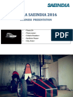 Supra Saeindia 2016: Business Presentation