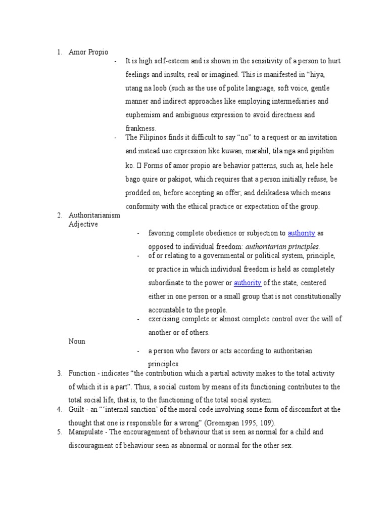 Definition of Terms | PDF | Value (Ethics) | Social Group