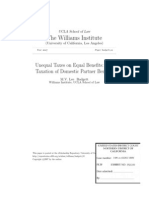 The Williams Institute: Unequal Taxes On Equal Benefits: The Taxation of Domestic Partner Benefits