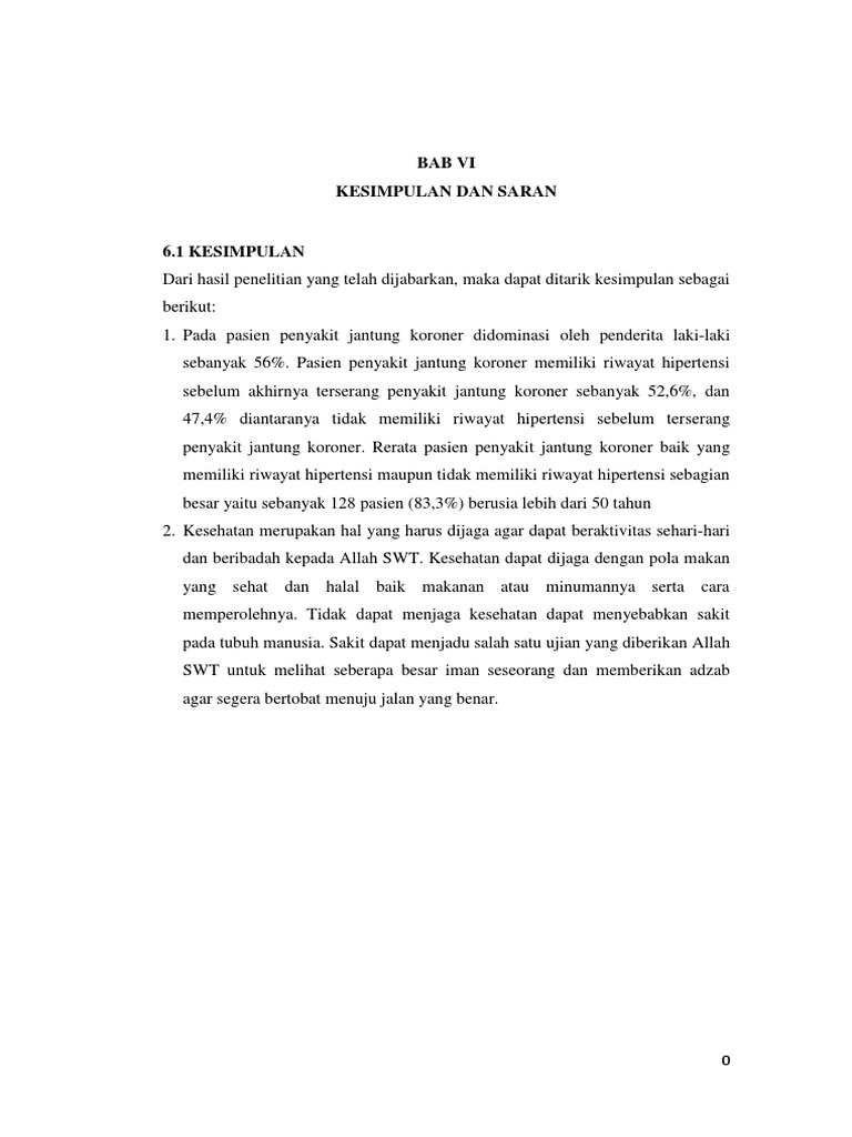 Kesimpulan Dan Saran | PDF
