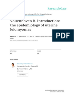 Vollenhoven B. Introduction: The Epidemiology of Uterine Leiomyomas