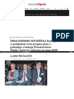 Hrvatska Insajderski Izvjestaj Kako Je U Posljednji Tren Propao Plan o Pokusaju Rusenja Plenkoviceve Vlade I Koje Tri