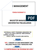 Risk Management: Magister Managemen Universitas Padjadjaran