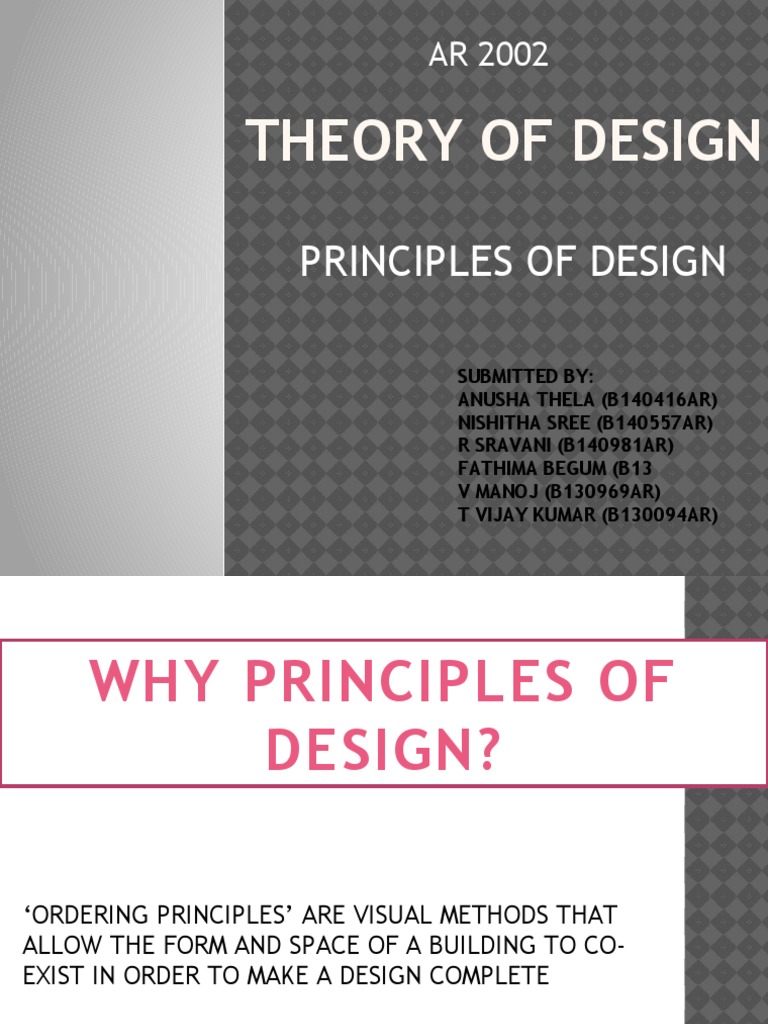 Theory of Design PDF Hierarchy Rhythm