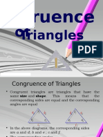 Triangles: Congruence