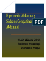 SIndrome Compartimental Abdominal