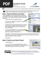 Download Quickstart Guide to iMovie 09 by Story Chasers Inc SN35390885 doc pdf