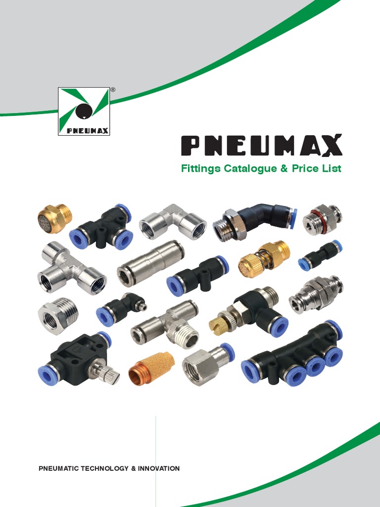 Pneumax Fittings Accessories Catalog Valve Vacuum