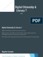 Anthony Mendizabal - Google Slides What Is Digital Citizenship Literacy