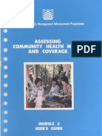 Module 2 Assessing Community Health Needs and Coverage (User's Guide)