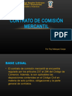 Contrato de Comision Mercantil