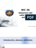 NIC 36 - Deterioro