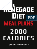 Renegade Diet Meal Plan 2000