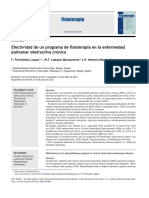 2012 Efectividad de Un Programa de Fisioterapia en La Enfermedad Pulmonar Obstructiva Crónica PDF