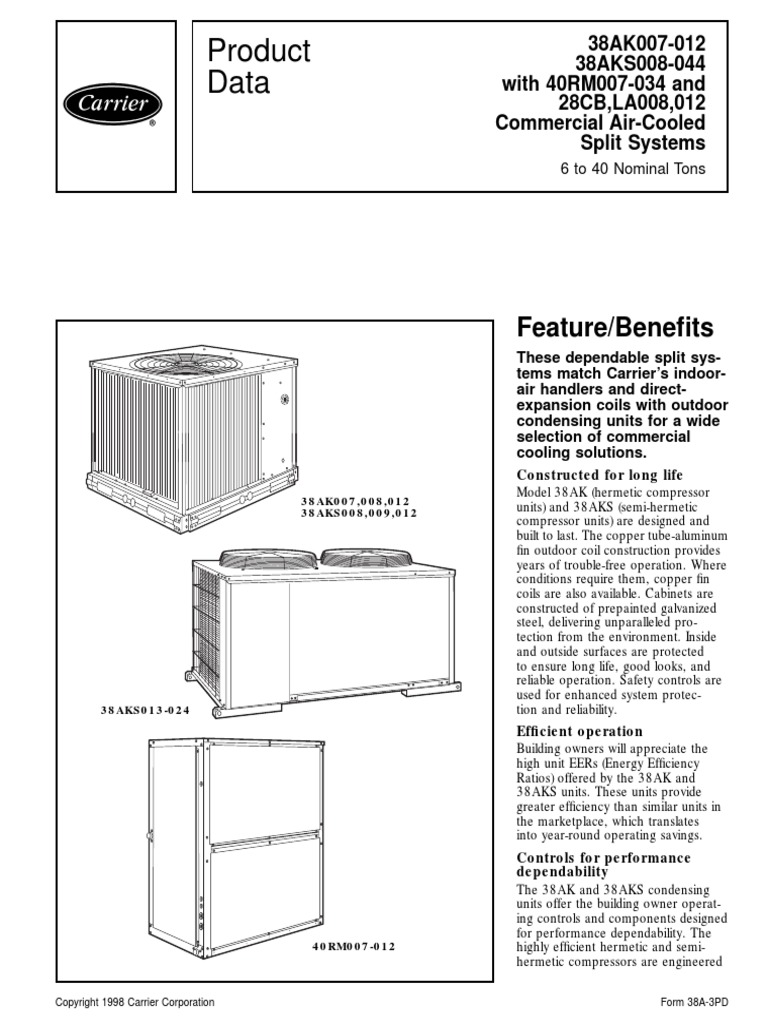 CARRIER 38AK MANUAL intelligence overview