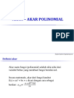 Akar-Akar Polinomial