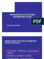 Petrografija Klasticnih Sedimentnih Stena PDF