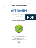 Laporan Praktikum Vitamin