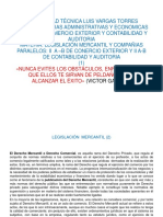 Materia de Legislacion Mercantil y CIA.