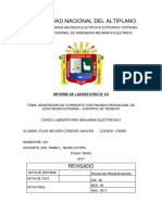 GENERADOR DE CORRIENTE CONTINUAEN DERIVACION, DE EXCITACIÓN EXTERNA – CONTROL DE TENSION.docx