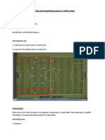 Creating Space Football Drills