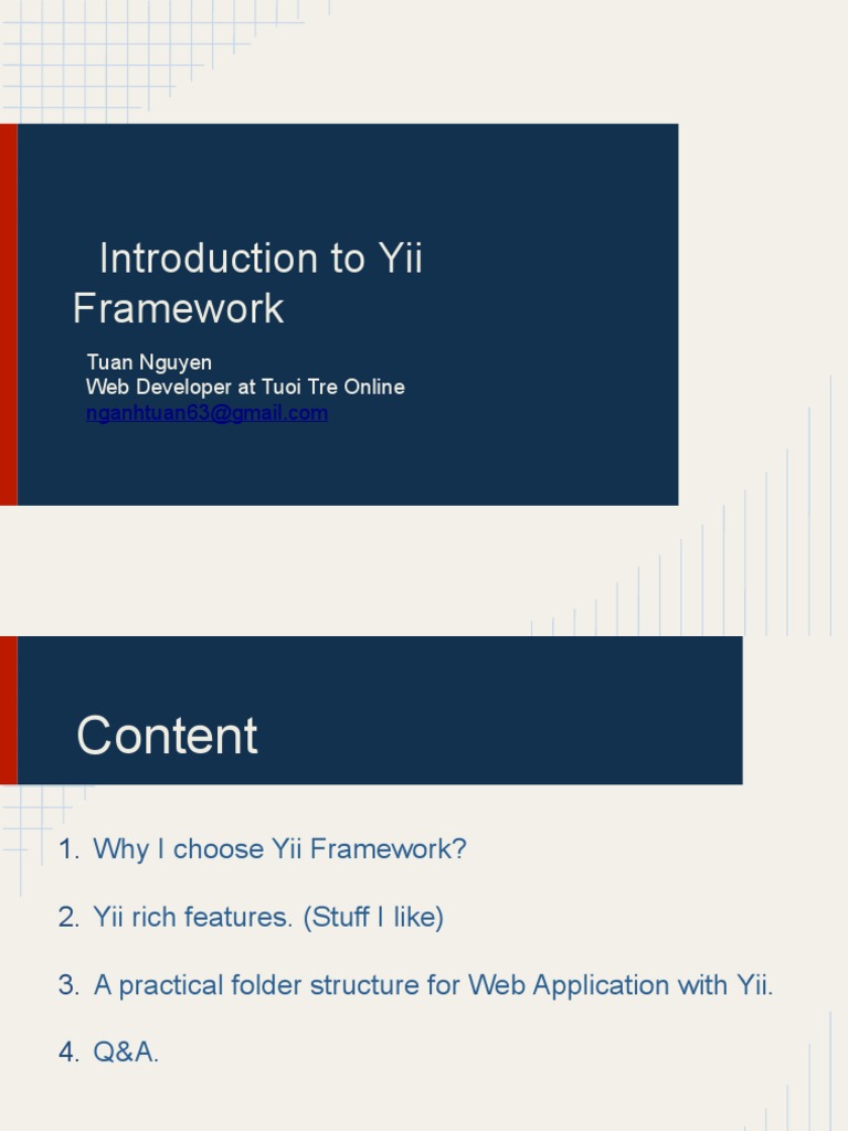 Yii Framework Overview and Features | PDF | Http Cookie | Login