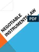 Negotiable Instruments Law Day 1 For Students