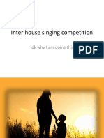 Inter House Singing Competition KK