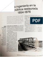 La Ingemiería en La República Restaurada 1854-1876