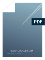 Subtítulo Del Documento