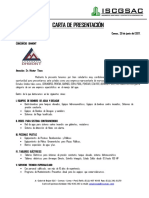 Consorcio Dhmont - Carta Presentacion Ingenieros Sanitarios y Contratistas Generales s.a.c