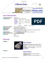 Albite Mineral Data1