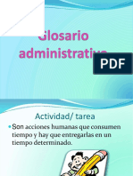 Glosario Administrativo