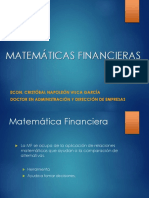 Matemáticas Financieras I