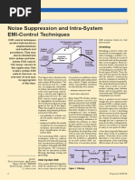 Noise Suppression and Intra-System EMI-Control Techniques: RF & Wireless