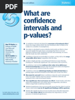 What - Are - Confidence Interval and P Value