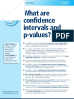 What - Are - Confidence Interval and P Value